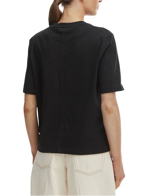 T-shirt con taschino e bottone dorato Tommy Hilfiger | WW0WW49249BDS